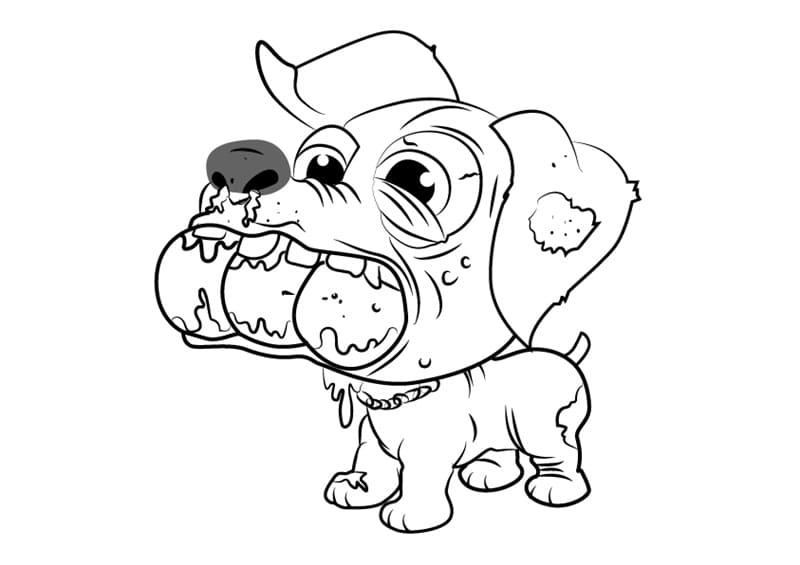 Cocka-poo Ugglys Pet Shop Coloring Page - Free Printable Coloring Pages