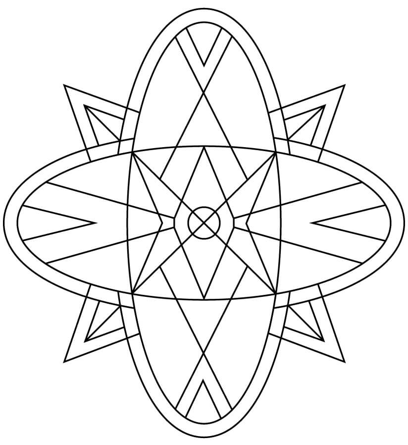 Kaleidoscope Coloring Pages Free Printable Coloring Pages For Kids