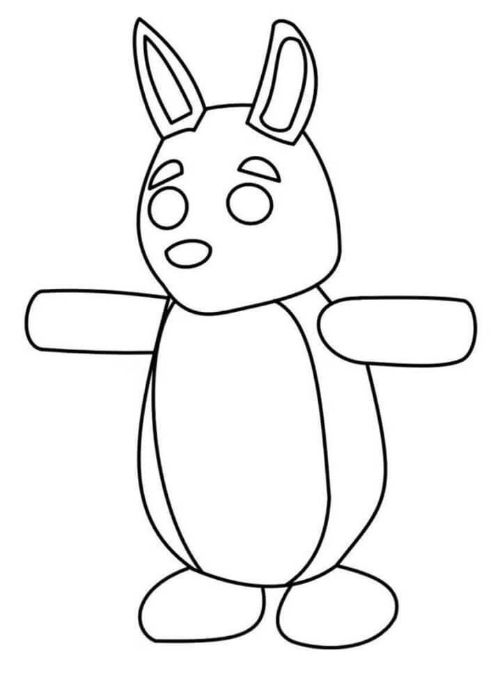 Kangaroo Adopt Me Coloring Page Free Printable Coloring Pages For Kids - roblox adopt me dragon coloring pages