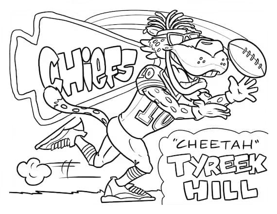 Kansas City Chiefs Tyreek Hill Cheetah