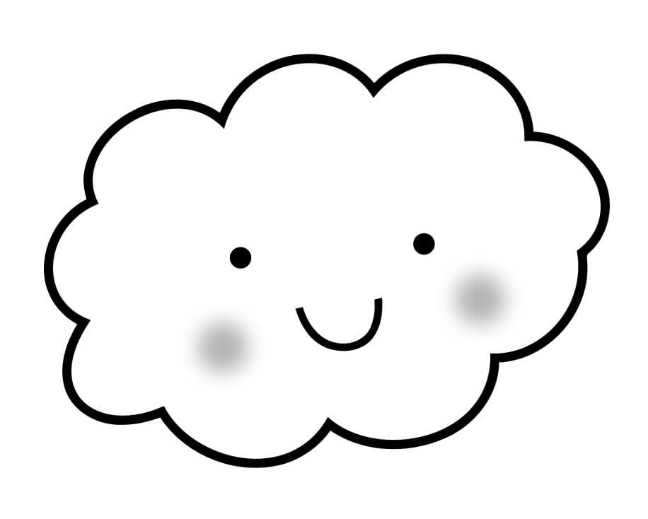 Download Kawaii Cloud Coloring Page Free Printable Coloring Pages For Kids