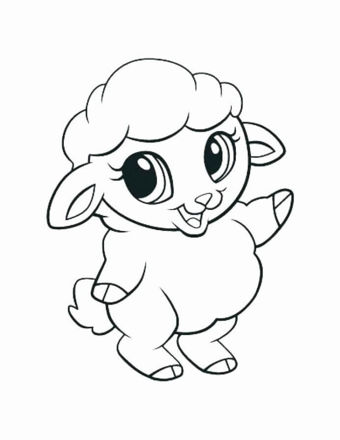 free sheep coloring pages to print