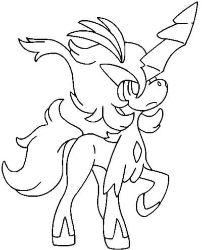Keldeo 4 Coloring Page - Free Printable Coloring Pages for Kids