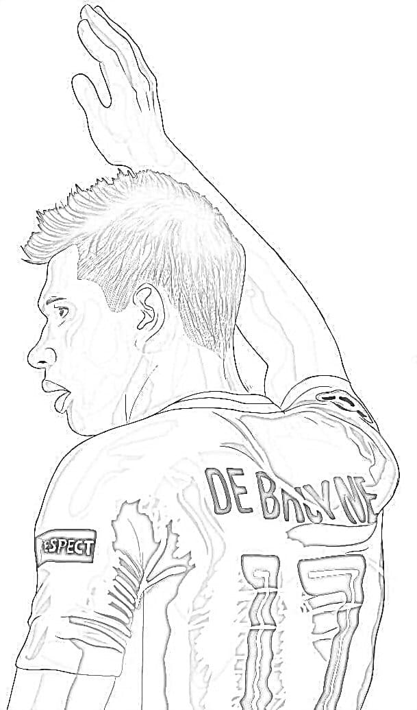 kevin de bruyne 5 coloring page free printable pages for kids coloriage sans dents