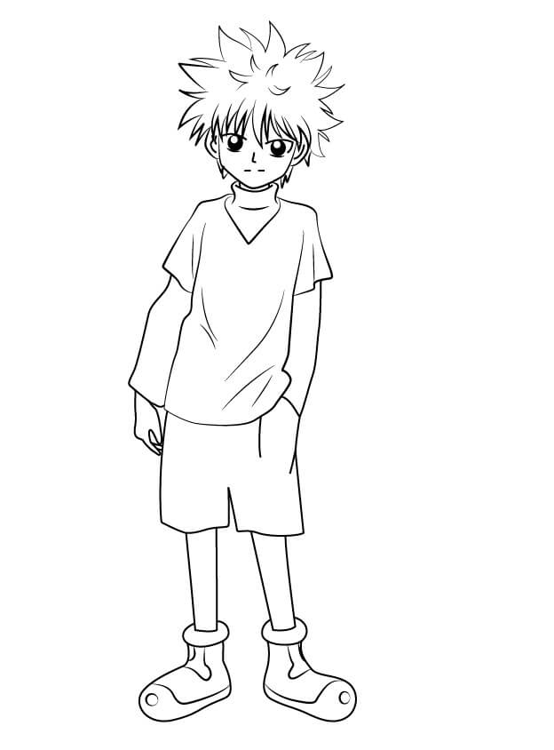 hunter x hunter coloring pages free printable coloring pages for kids