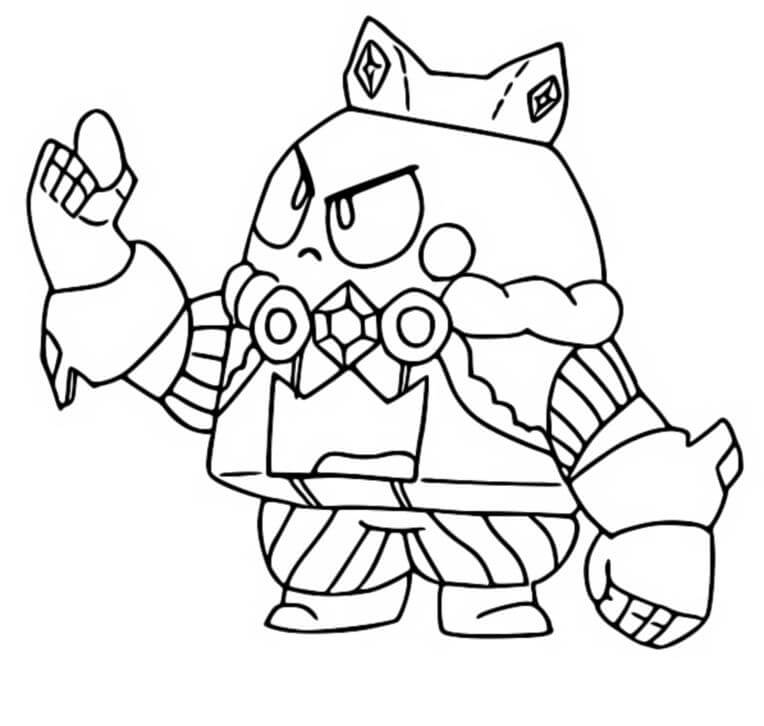Lou Brawl Stars Coloring Pages - Free Printable Coloring Pages for Kids