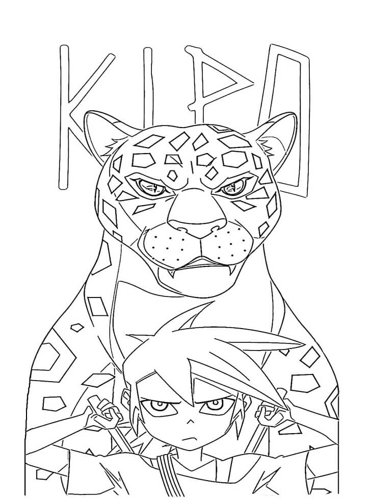 Kipo And Jaguar Coloring Page Free Printable Coloring Pages For Kids