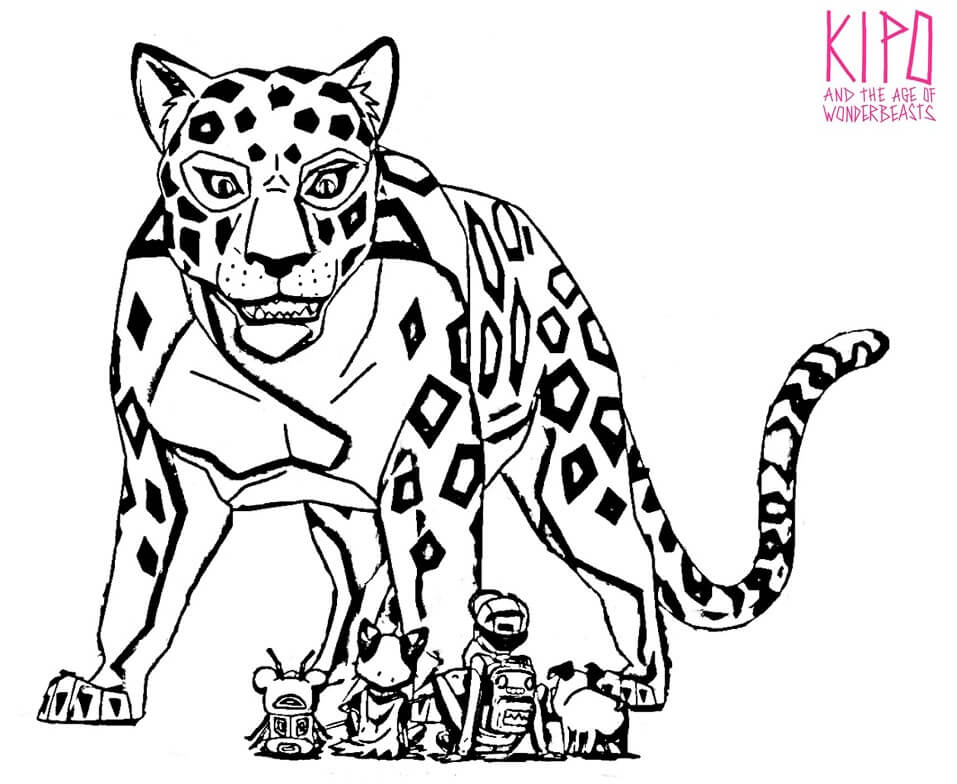 Download Kipo and the Age of Wonderbeasts Coloring Pages - Free Printable Coloring Pages for Kids