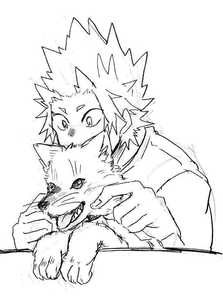 Kirishima and Dog