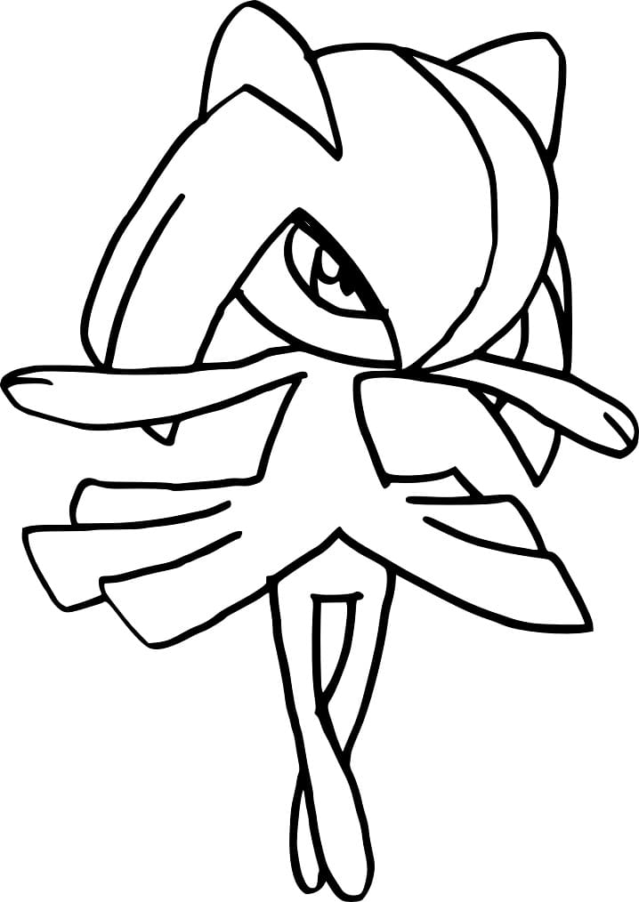 kirlia coloring pages printables pokemon