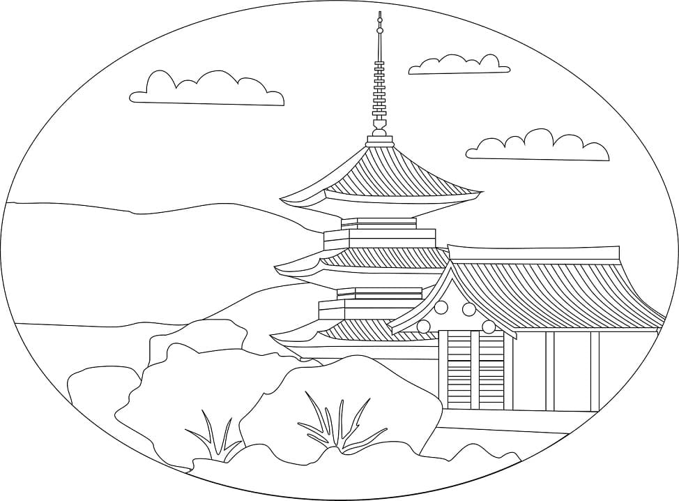 Рисунки про японию легкие