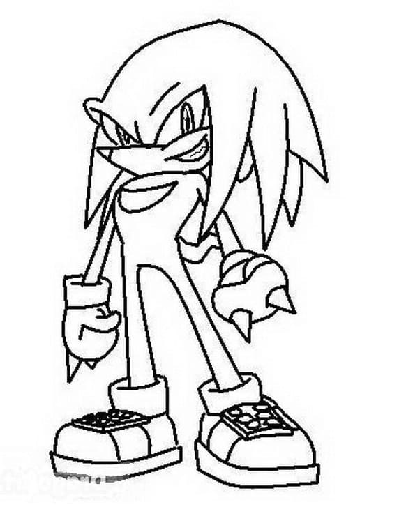 Knuckles The Echidna Standing