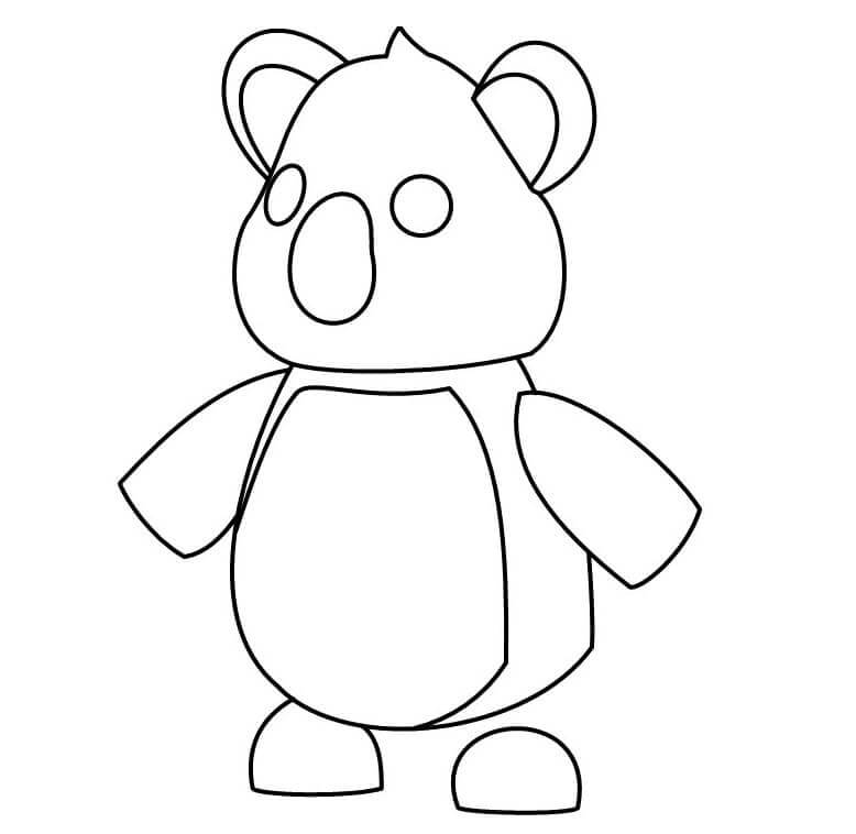 Koala Adopt Me Coloring Page Free Printable Coloring Pages For Kids - roblox adopt me coloring pages for kids