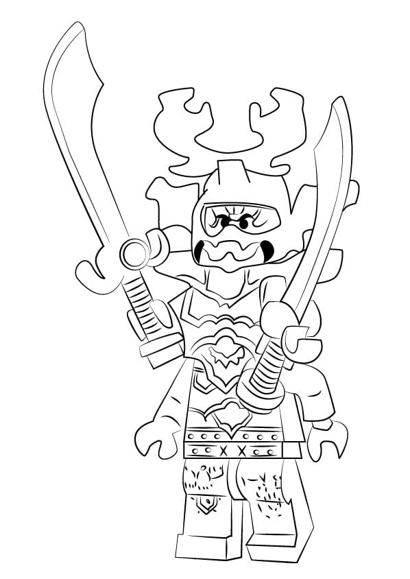 Kozu from Ninjago Coloring Page - Free Printable Coloring Pages for Kids