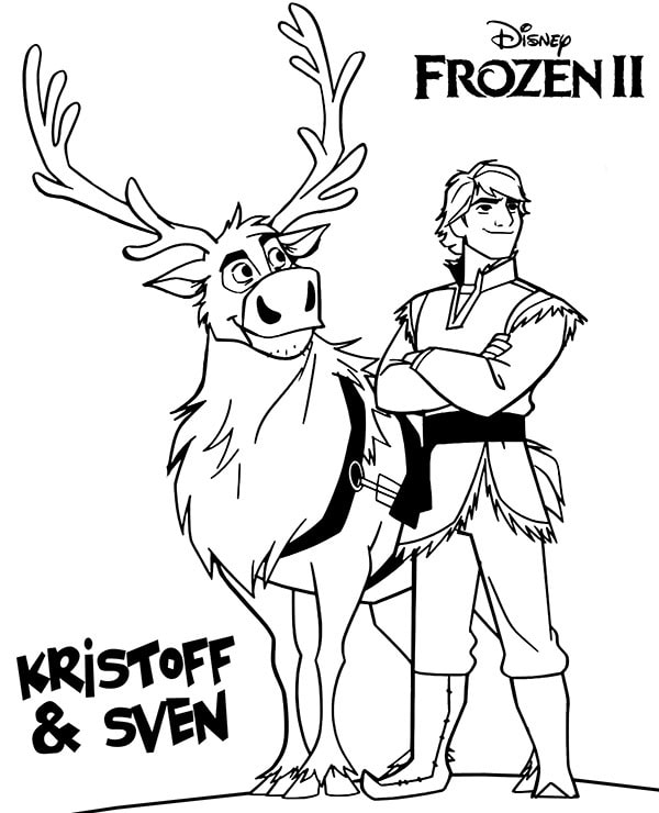 Kristoff and Sven Frozen 2