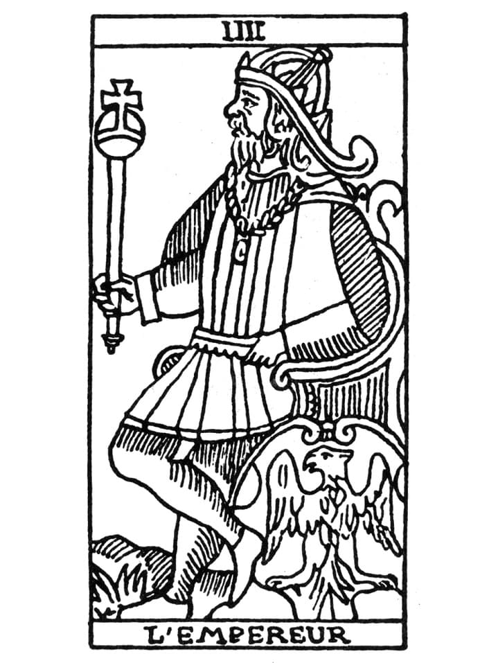 L'Empereur Tarot Card