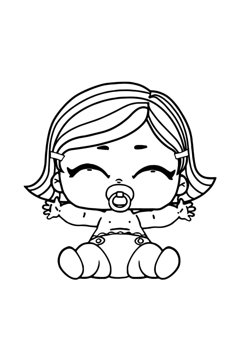 LOL Baby Lil Dreamy Doll Coloring Page   Free Printable Coloring ...
