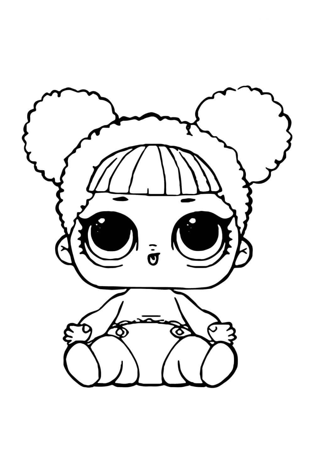 LOL Baby Dawn Coloring Page - Free Printable Coloring Pages for Kids