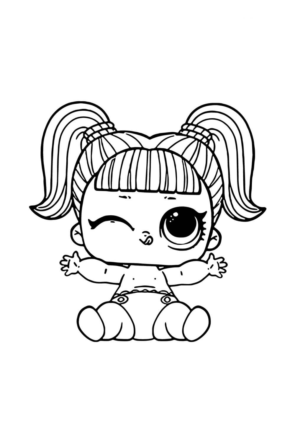 lol baby unicorn coloring page free printable coloring pages for kids