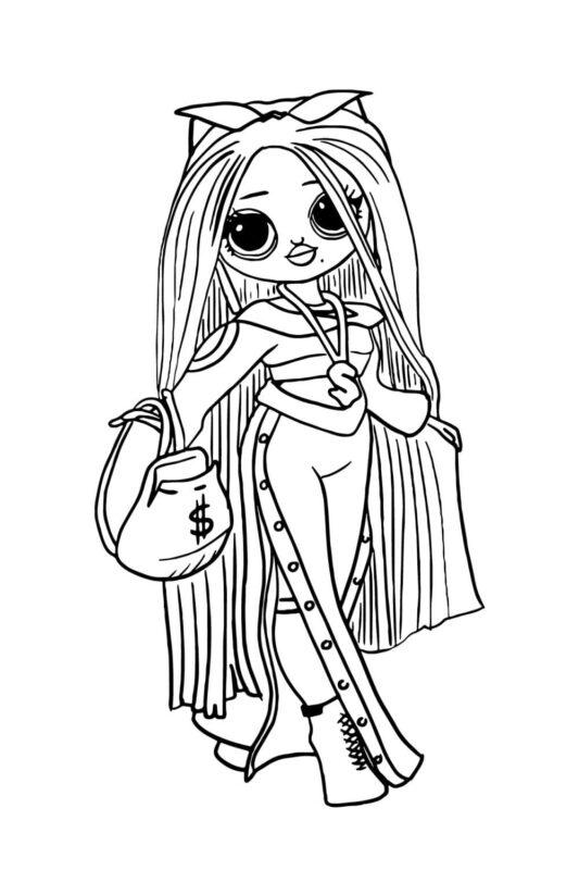 LOL Surprise OMG Swag Fashion Doll Coloring Page in 2023