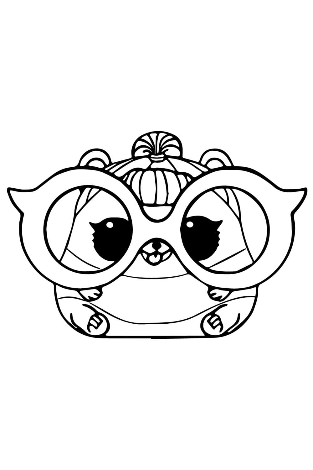 LOL Pet Hamster Coloring Page   Free Printable Coloring Pages for Kids