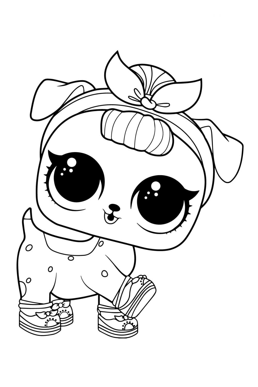 LOL Pet Puppy BBC Coloring Page   Free Printable Coloring Pages ...