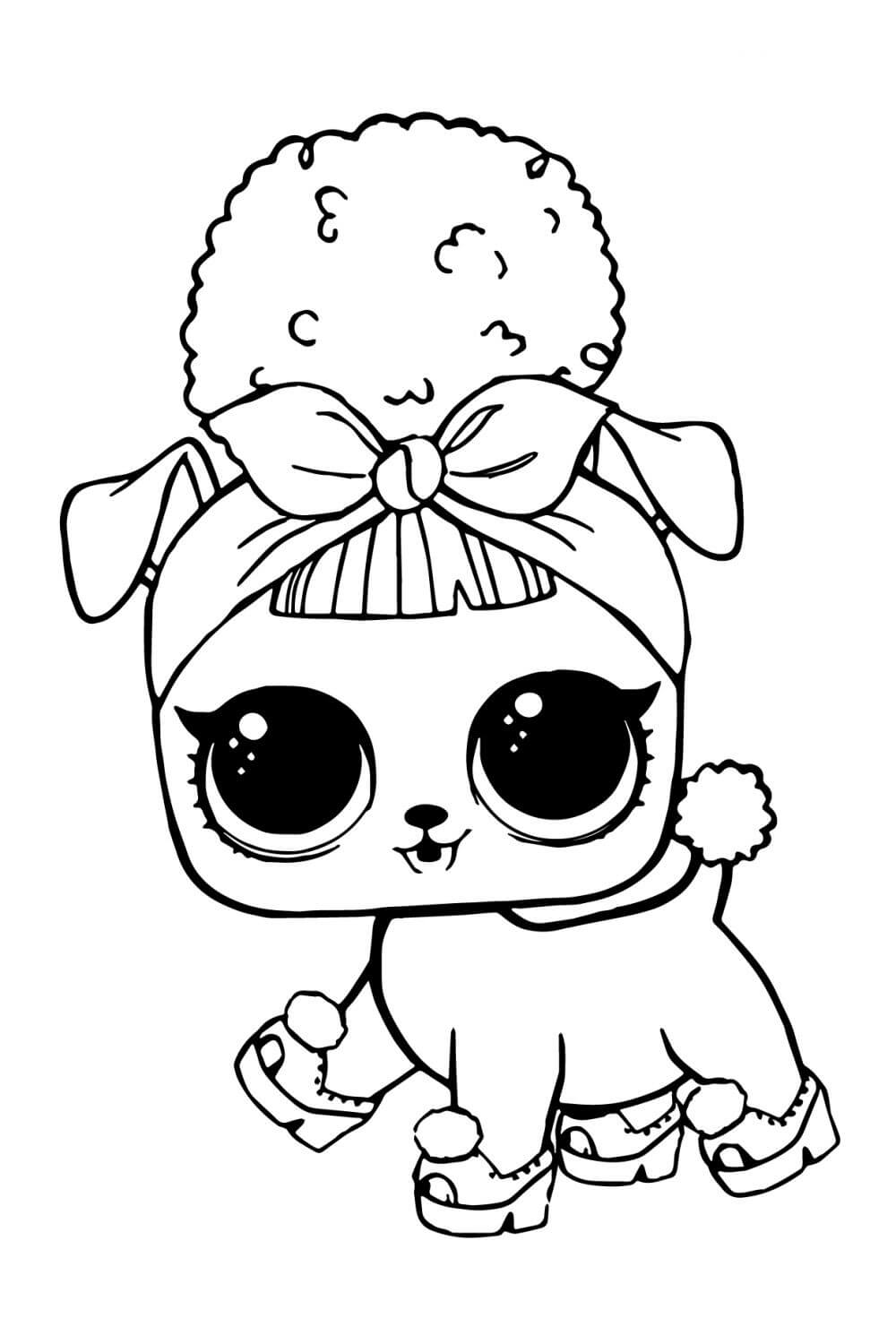 LOL Pet Puppy Bee Coloring Page   Free Printable Coloring Pages ...