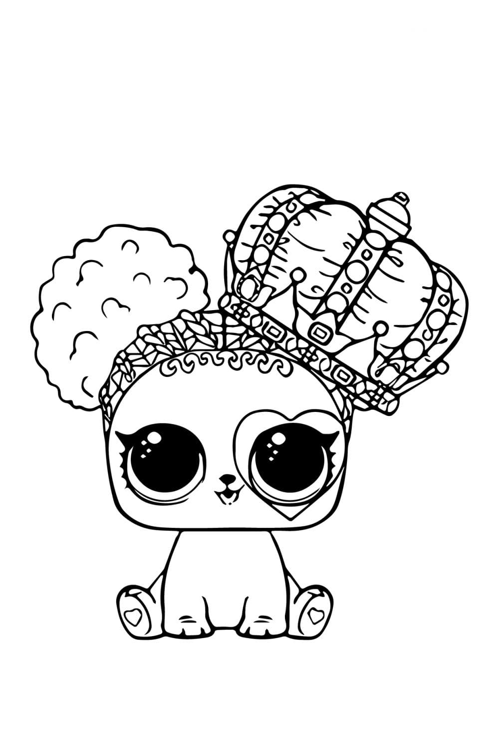 LOL Pets Coloring Pages - Free Printable Coloring Pages for Kids