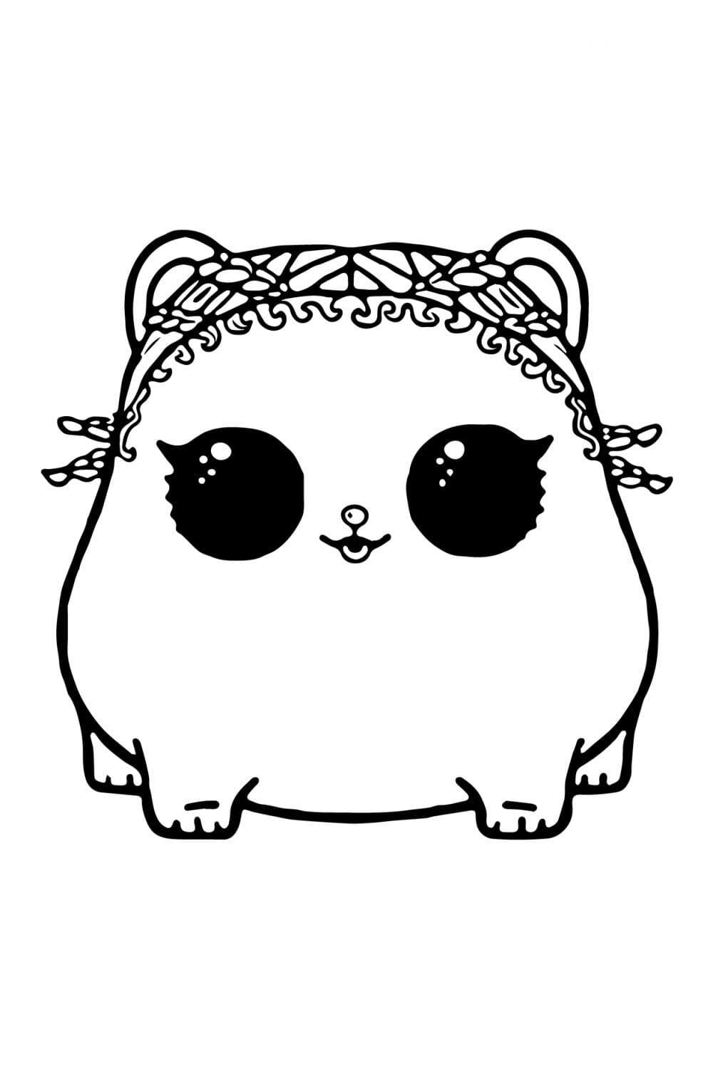 lol pets hamster coloring page free printable coloring pages for kids