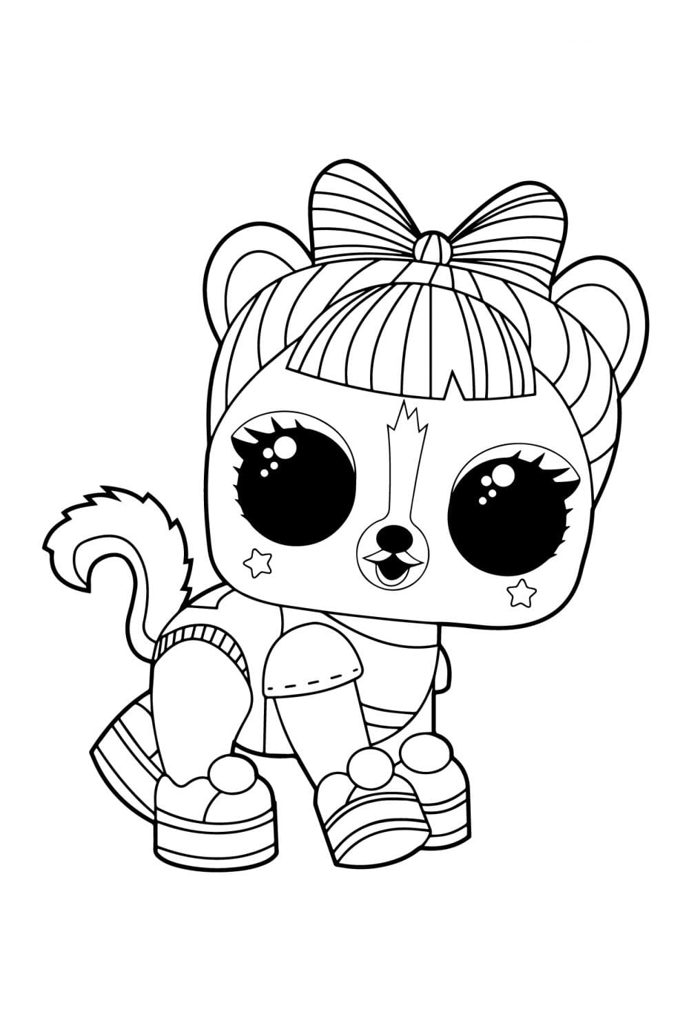 Printable LOL Pets Coloring Pages BB Pup  Puppy coloring pages, Unicorn  coloring pages, Lol dolls