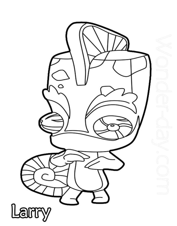 Larry Zooba Coloring Page - Free Printable Coloring Pages for Kids