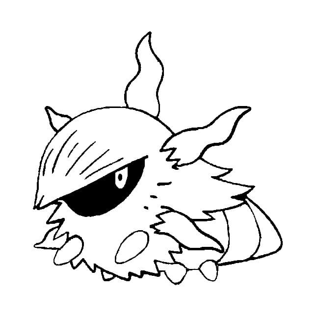 larvesta coloring pages printable pokemon