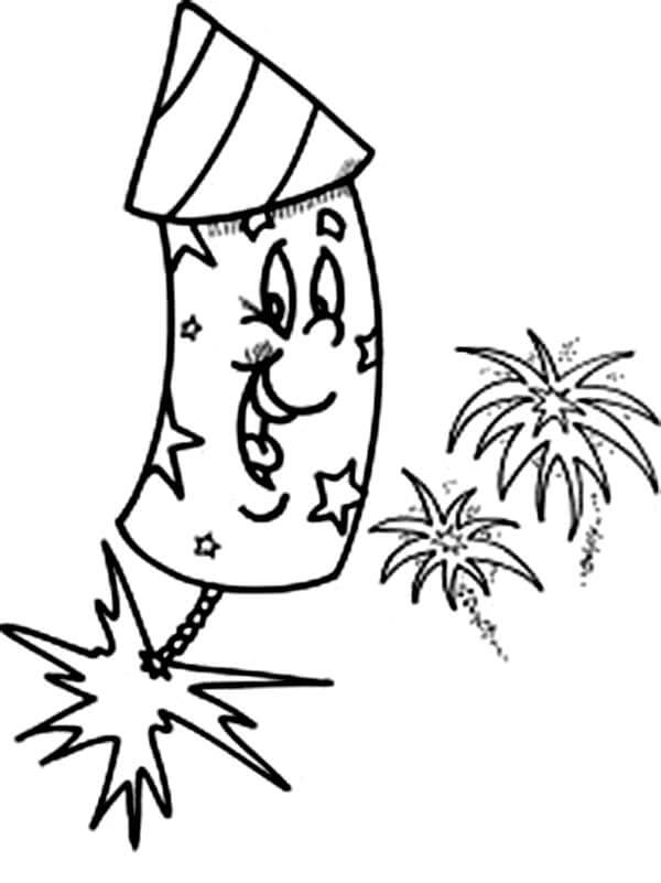 Laughing Fireworks Coloring Page Free Printable Coloring Pages For Kids