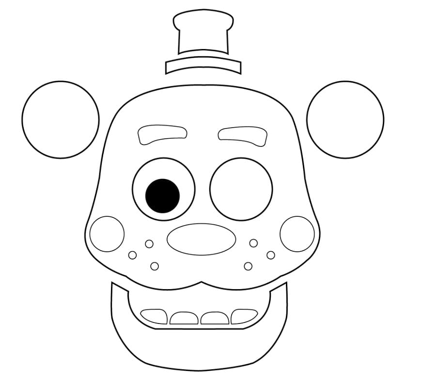 Lefty Five Nights At Freddys Coloring Pages 