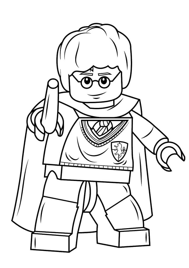 Lego Harry Potter 1 Coloring Page - Free Printable Coloring Pages for Kids