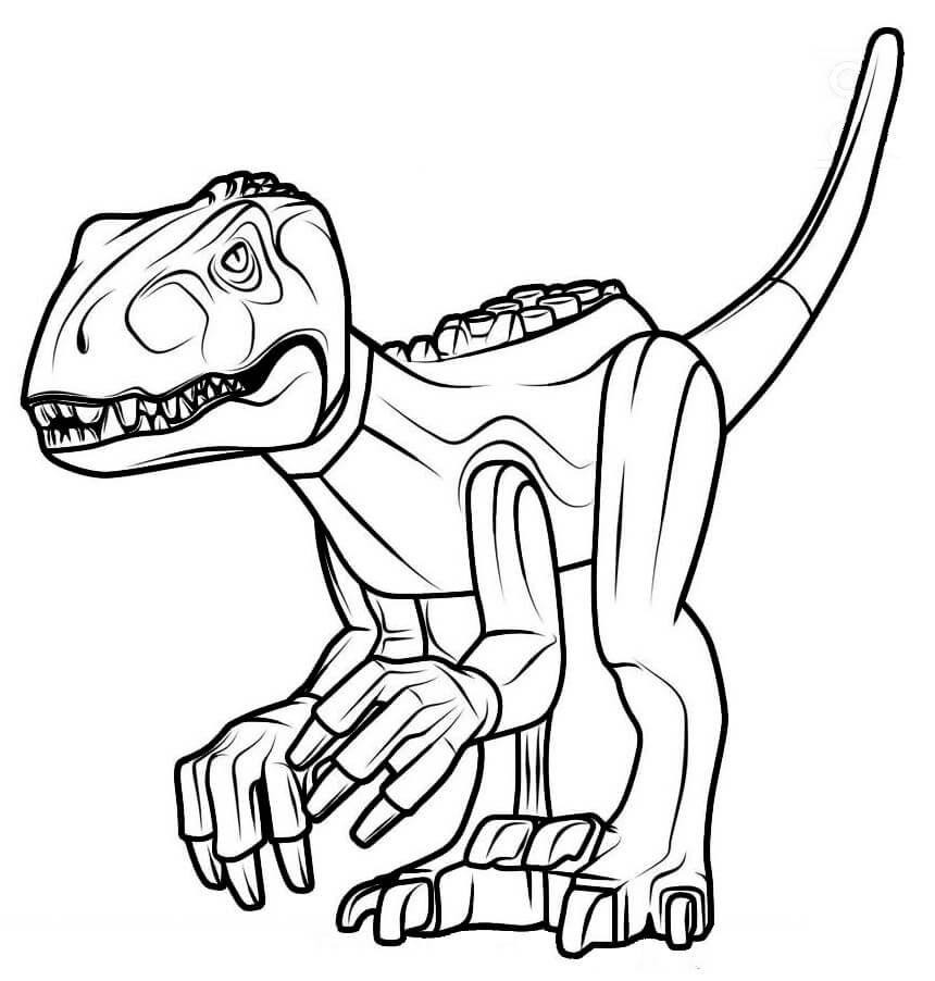 Lego Indoraptor Coloring Page - Free Printable Coloring Pages for Kids