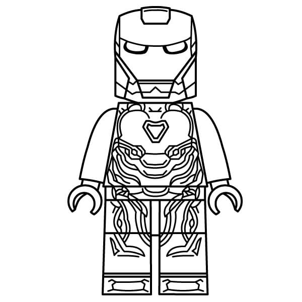 Lego Iron Man Coloring Pages - Free Printable Coloring ...