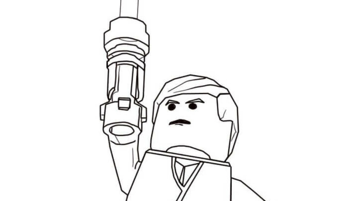 Coloriages Lego Luke Skywalker