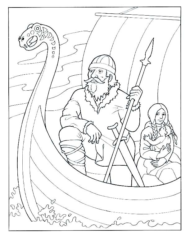 leif erikson coloring pages