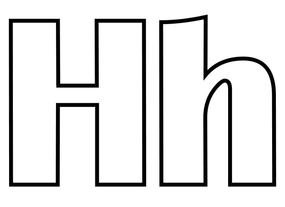 letter h 4 coloring page free printable coloring pages for kids