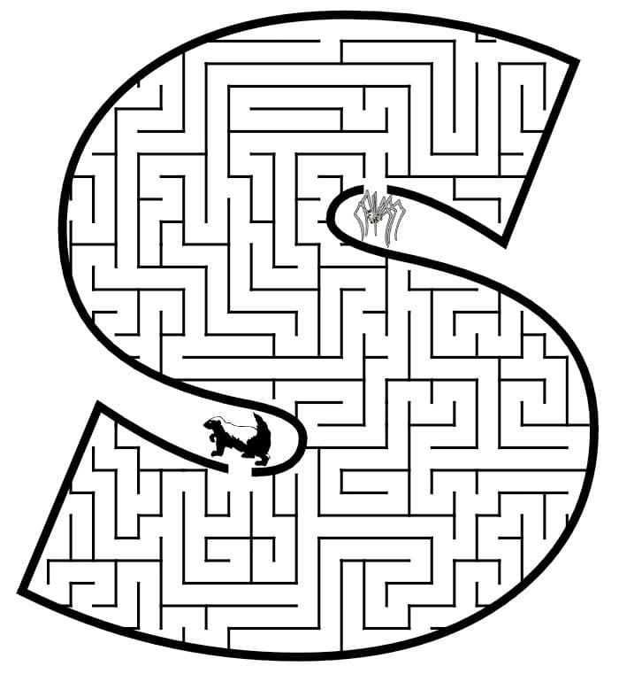 Letter S Maze