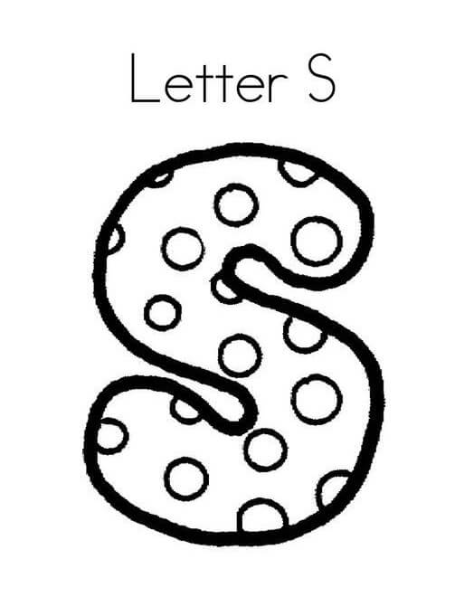 Letter S Coloring Pages Free Printable Coloring Pages For Kids