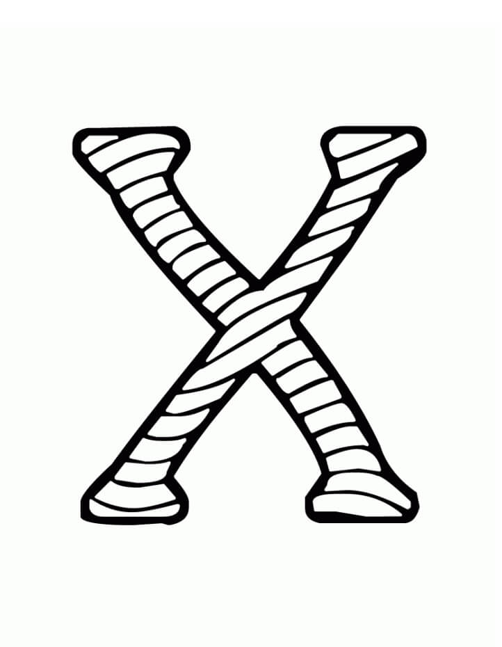 Letter X Coloring Pages - Free Printable Coloring Pages for Kids