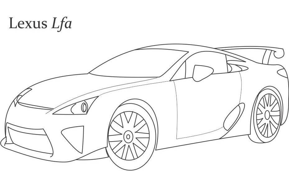 Lexus Lfa Race Car