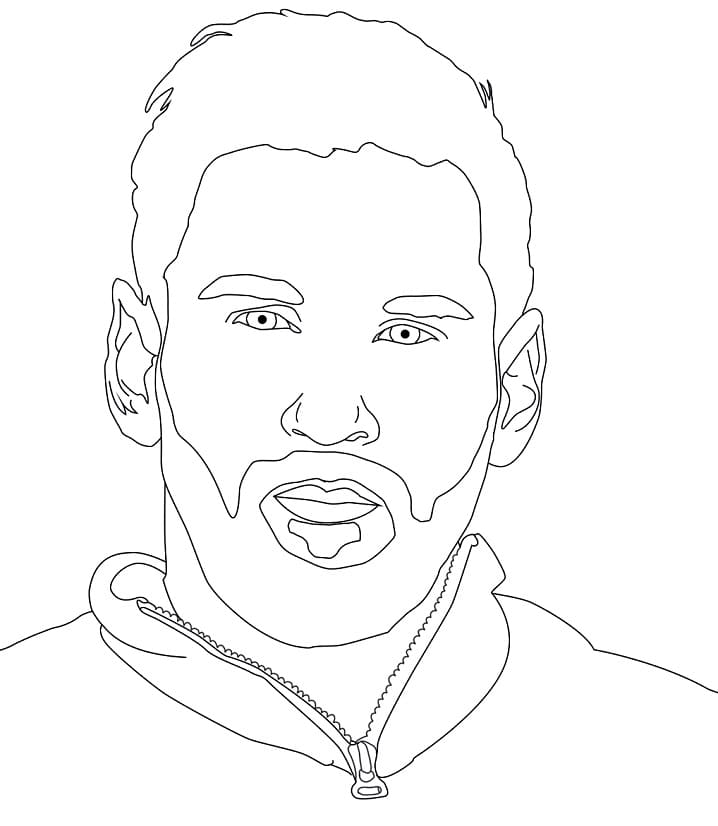 Messi Coloring Pages Printable
