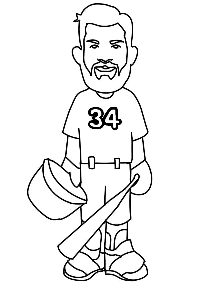 Printable Bryce Harper Coloring Page - Free Printable Coloring Pages ...