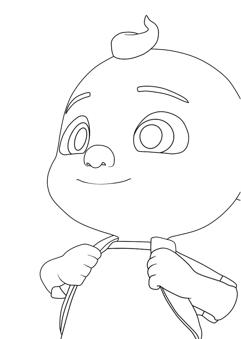 Little Johnny Goes To School Coloring Page - Free Printable Coloring Pages  for Kids