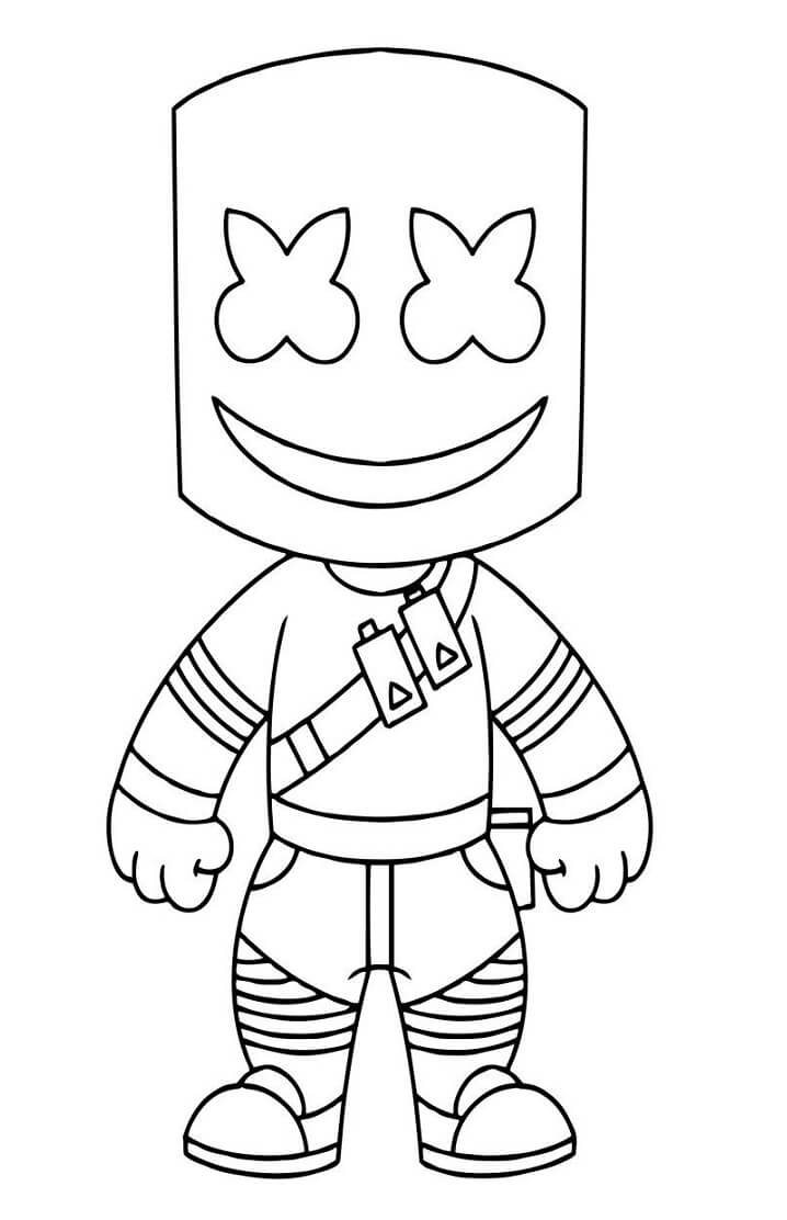 printable coloring pages fortnite