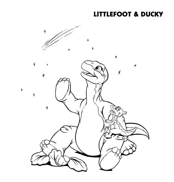 Littlefoot and Ducky Land Before Time