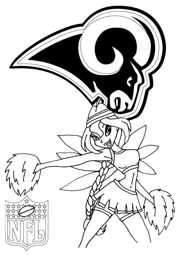 Los Angeles Rams with Winx